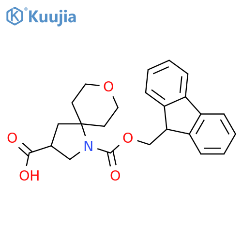 1-(9H-Fluoren-9-ylmethyl) 8-oxa-1-azaspiro[4.5]decane-1,3-dicarboxylate structure