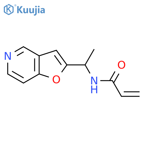 N-(1-{furo3,2-cpyridin-2-yl}ethyl)prop-2-enamide structure