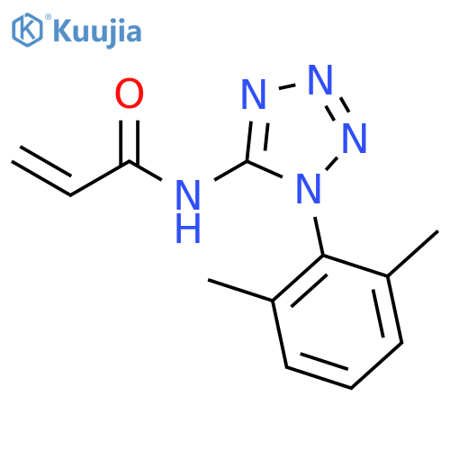 N-1-(2,6-dimethylphenyl)-1H-1,2,3,4-tetrazol-5-ylprop-2-enamide structure