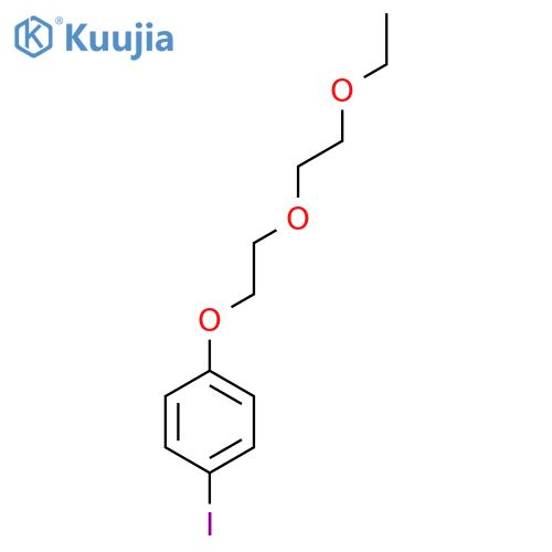 1-(2-(2-Ethoxyethoxy)ethoxy)-4-iodobenzene structure