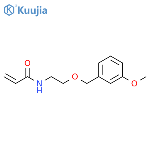 N-{2-(3-methoxyphenyl)methoxyethyl}prop-2-enamide structure