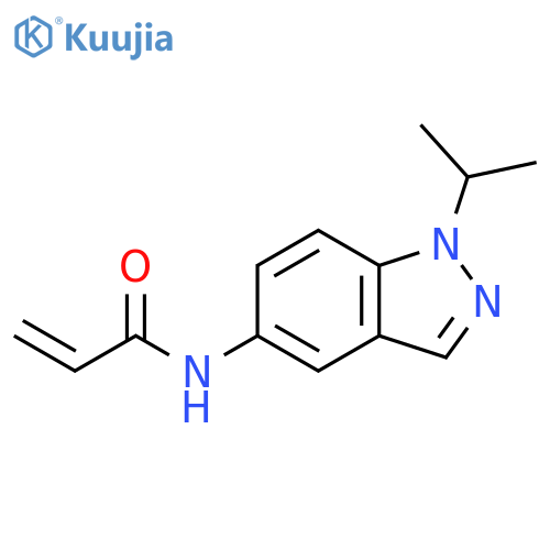 N-1-(propan-2-yl)-1H-indazol-5-ylprop-2-enamide structure