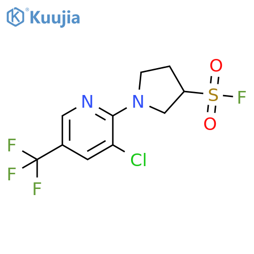 1-3-chloro-5-(trifluoromethyl)pyridin-2-ylpyrrolidine-3-sulfonyl fluoride structure