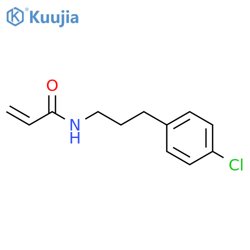 N-3-(4-chlorophenyl)propylprop-2-enamide structure