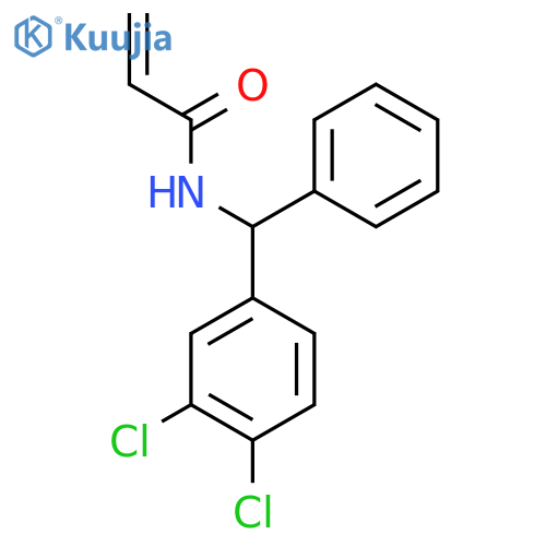 N-(3,4-dichlorophenyl)(phenyl)methylprop-2-enamide structure