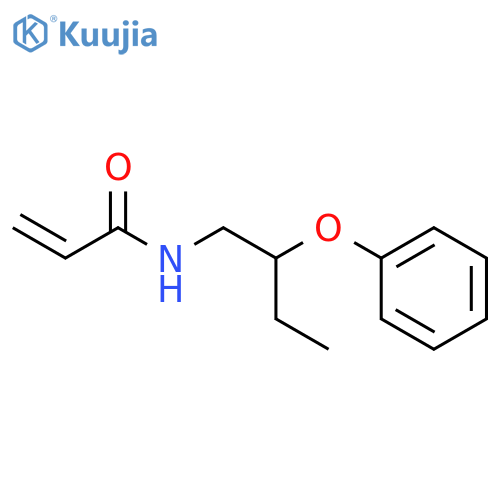 N-(2-phenoxybutyl)prop-2-enamide structure