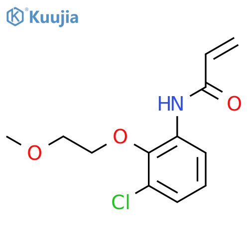 N-[3-Chloro-2-(2-methoxyethoxy)phenyl]-2-propenamide structure