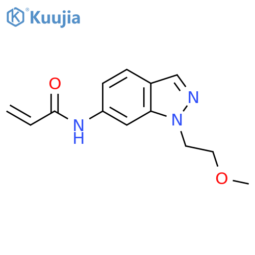 N-[1-(2-Methoxyethyl)indazol-6-yl]prop-2-enamide structure