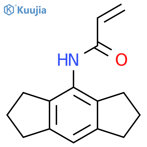N-(1,2,3,5,6,7-Hexahydro-s-indacen-4-yl)-2-propenamide structure