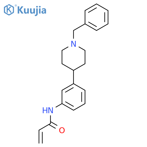 N-3-(1-benzylpiperidin-4-yl)phenylprop-2-enamide structure