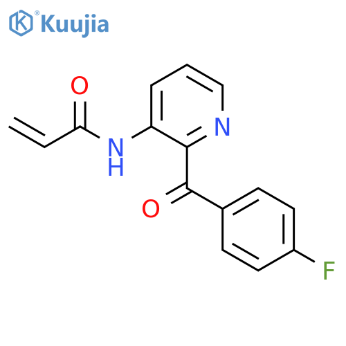 N-[2-(4-Fluorobenzoyl)-3-pyridinyl]-2-propenamide structure