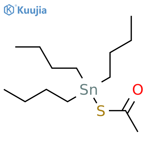 Stannane, (acetylthio)tributyl- structure