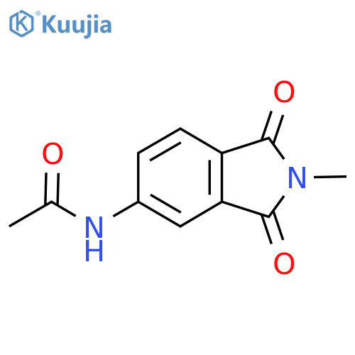 Acetamide, N-(2,3-dihydro-2-methyl-1,3-dioxo-1H-isoindol-5-yl)- structure