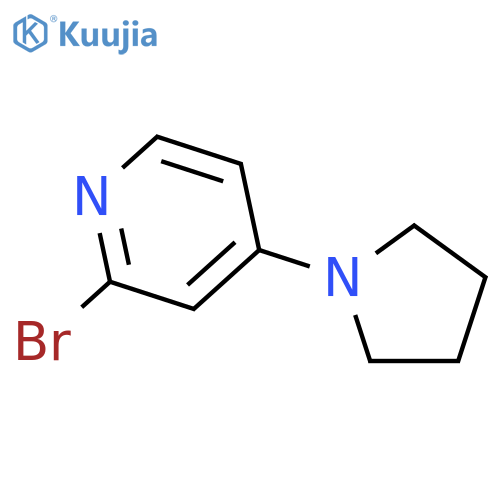 2-Bromo-4-(pyrrolidin-1-yl)pyridine structure