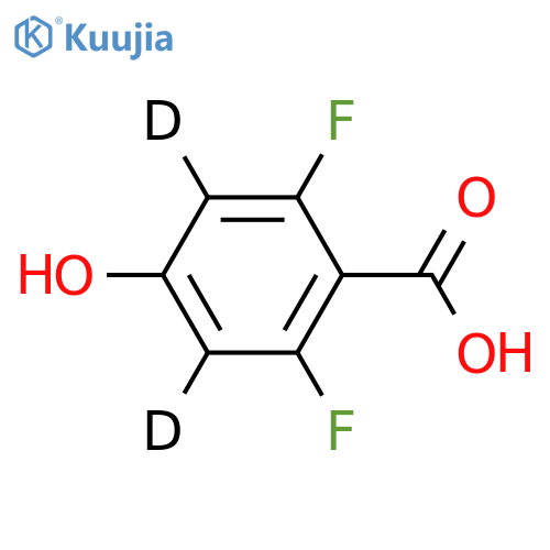 3,5-dideuterio-2,6-difluoro-4-hydroxy-benzoic acid structure