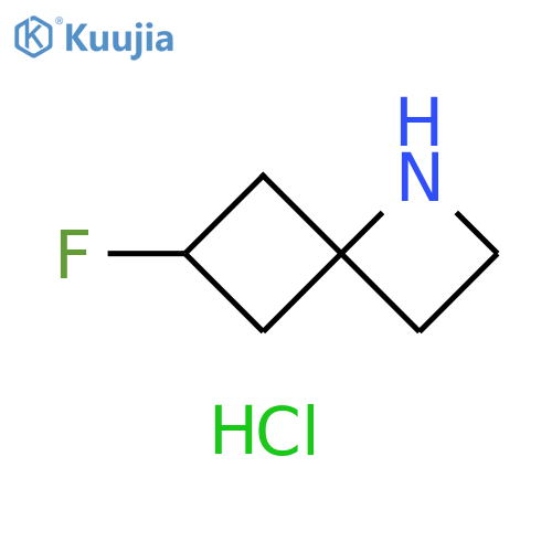 6-fluoro-1-azaspiro[3.3]heptane hydrochloride structure