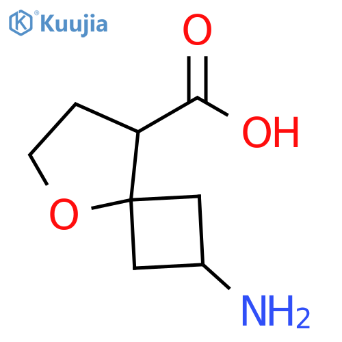 2-amino-5-oxaspiro[3.4]octane-8-carboxylic acid structure