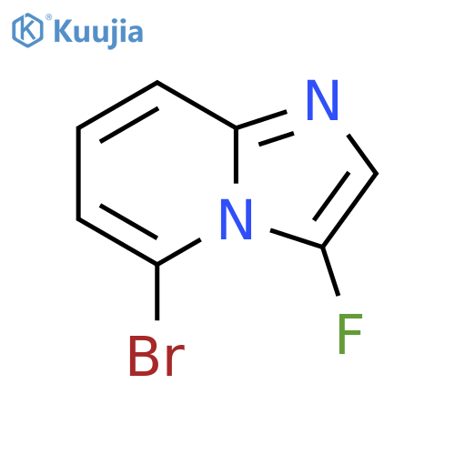 5-bromo-3-fluoro-imidazo[1,2-a]pyridine structure