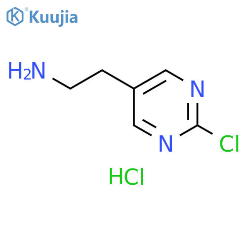 2-(2-chloropyrimidin-5-yl)ethanamine;hydrochloride structure