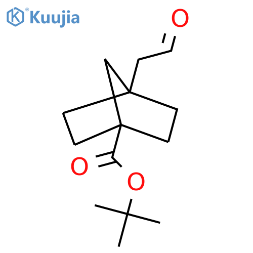 Tert-Butyl 4-(2-oxoethyl)bicyclo[2.2.1]heptane-1-carboxylate structure