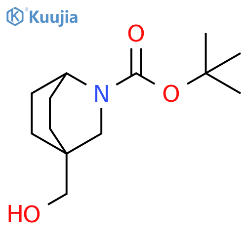 tert-butyl 4-(hydroxymethyl)-2-azabicyclo[2.2.2]octane-2-carboxylate structure