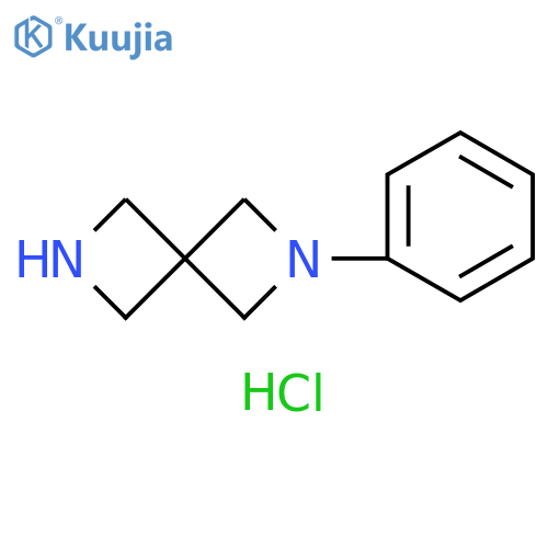 2-phenyl-2,6-diazaspiro[3.3]heptane;hydrochloride structure