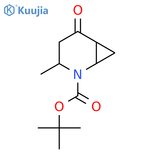 tert-Butyl 3-methyl-5-oxo-2-azabicyclo[4.1.0]heptane-2-carboxylate structure