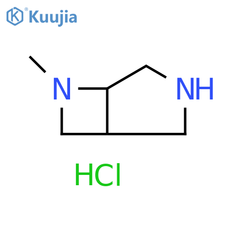 6-methyl-3,6-diazabicyclo[3.2.0]heptane dihydrochloride structure