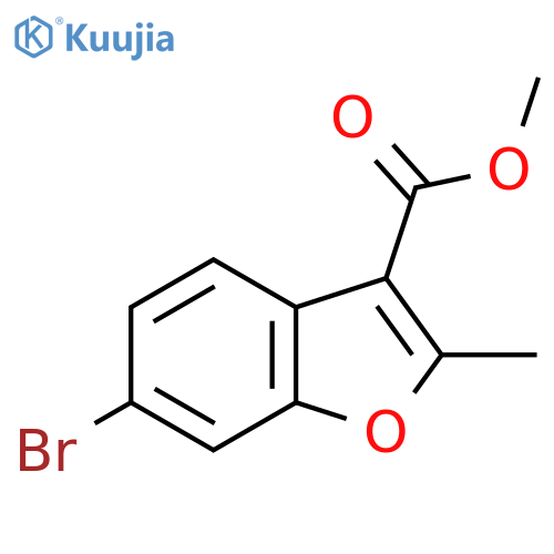methyl 6-bromo-2-methyl-benzofuran-3-carboxylate structure