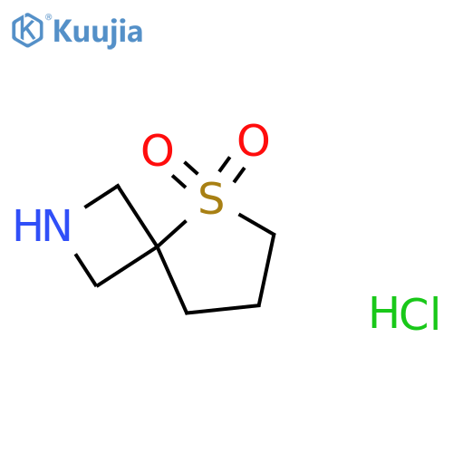 5λ?-thia-2-azaspiro[3.4]octane 5,5-dioxide;hydrochloride structure