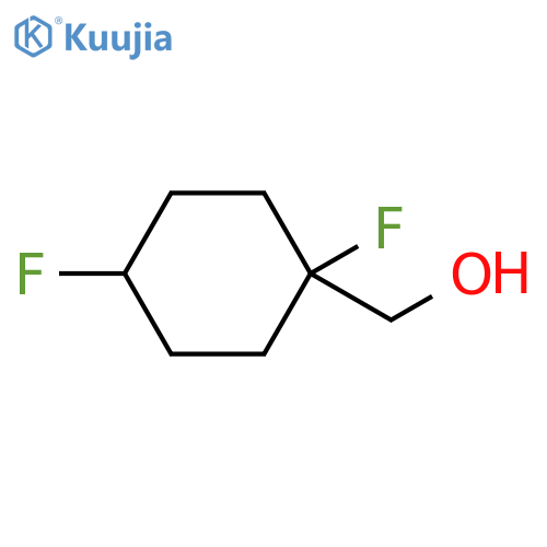 (1,4-difluorocyclohexyl)methanol structure