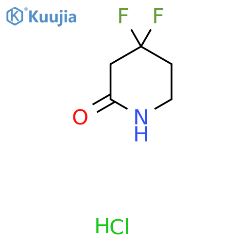4,4-Difluoropiperidin-2-one hydrochloride structure