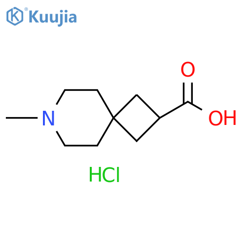 7-methyl-7-azaspiro[3.5]nonane-2-carboxylic acid;hydrochloride structure
