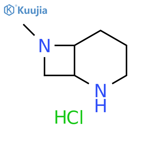7-methyl-2,7-diazabicyclo[4.2.0]octane;dihydrochloride structure