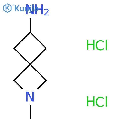 2-methyl-2-azaspiro[3.3]heptan-6-amine;dihydrochloride structure