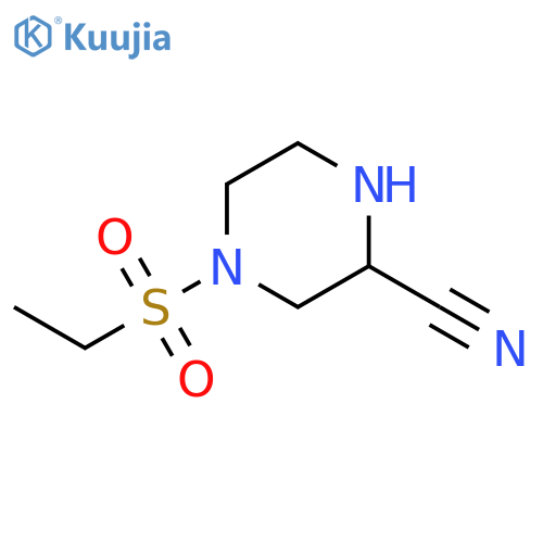 4-ethylsulfonylpiperazine-2-carbonitrile structure