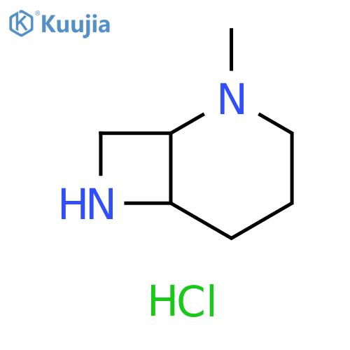 2-methyl-2,7-diazabicyclo[4.2.0]octane;dihydrochloride structure