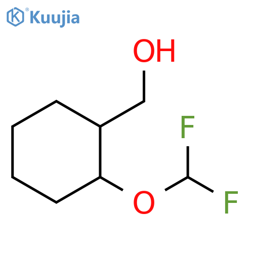 [2-(difluoromethoxy)cyclohexyl]methanol structure
