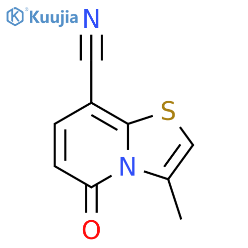 3-methyl-5-oxo-thiazolo[3,2-a]pyridine-8-carbonitrile structure