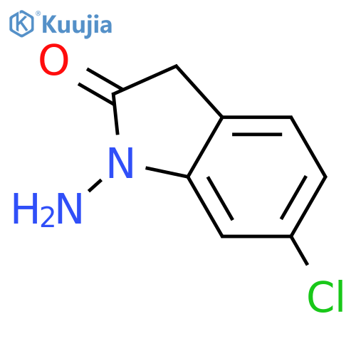 2H-Indol-2-one,1-amino-6-chloro-1,3-dihydro- structure