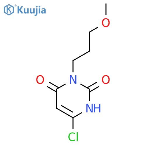 6-Chloro-3-(3-methoxypropyl)pyrimidine-2,4(1H,3H)-dione structure