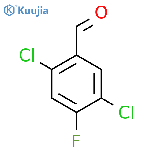 2,5-Dichloro-4-fluorobenzaldehyde structure