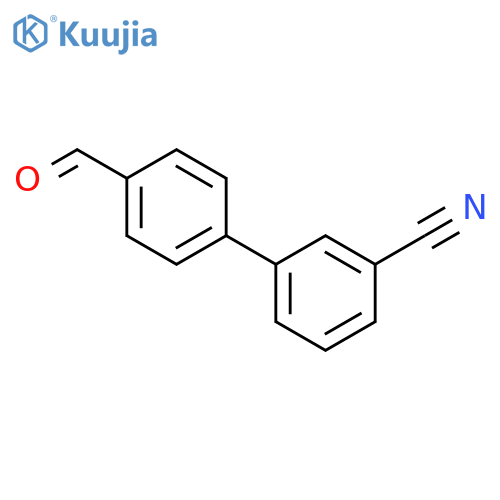 4'-formyl-[1,1'-biphenyl]-3-carbonitrile structure