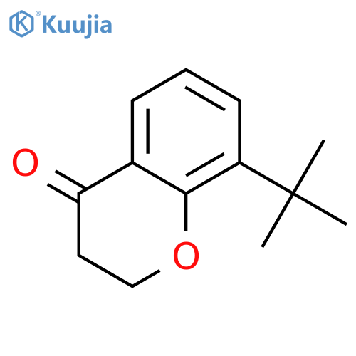 8-tert-butylchroman-4-one structure