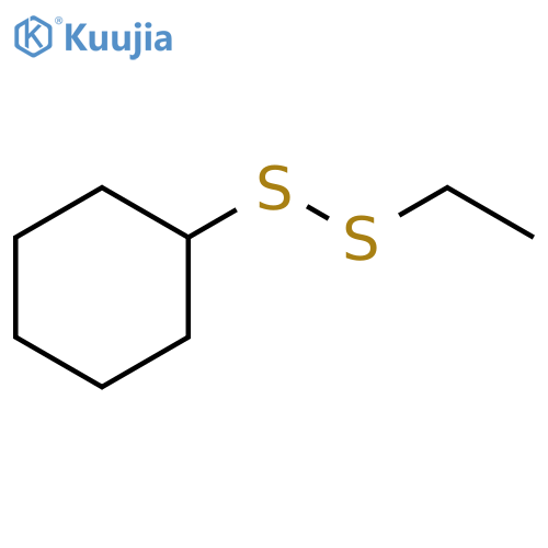 (Ethyldisulfanyl)cyclohexane structure