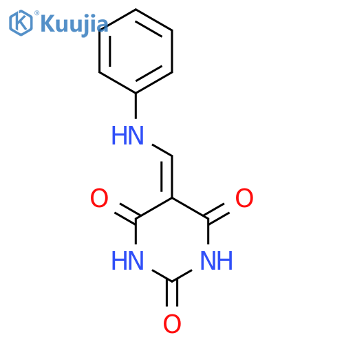 5-(Phenylamino)methylidenepyrimidine-2,4,6(1H,3H,5H)-trione structure