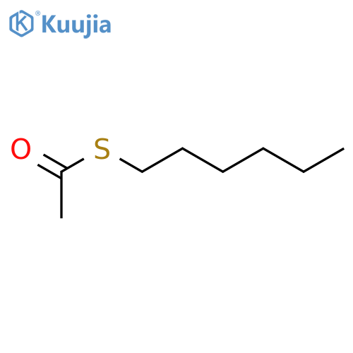 Ethanethioic acid, S-hexyl ester structure