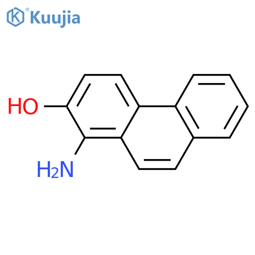 1-Aminophenanthren-2-ol structure
