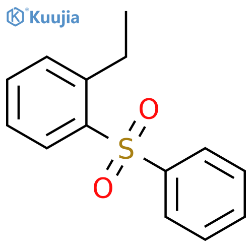 Benzene, 1-ethyl-2-(phenylsulfonyl)- structure