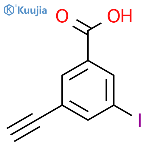3-ethynyl-5-iodobenzoic acid structure